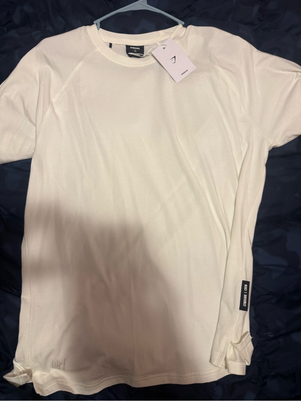 Gymshark White Short Sleeve Crew Neck Tee
